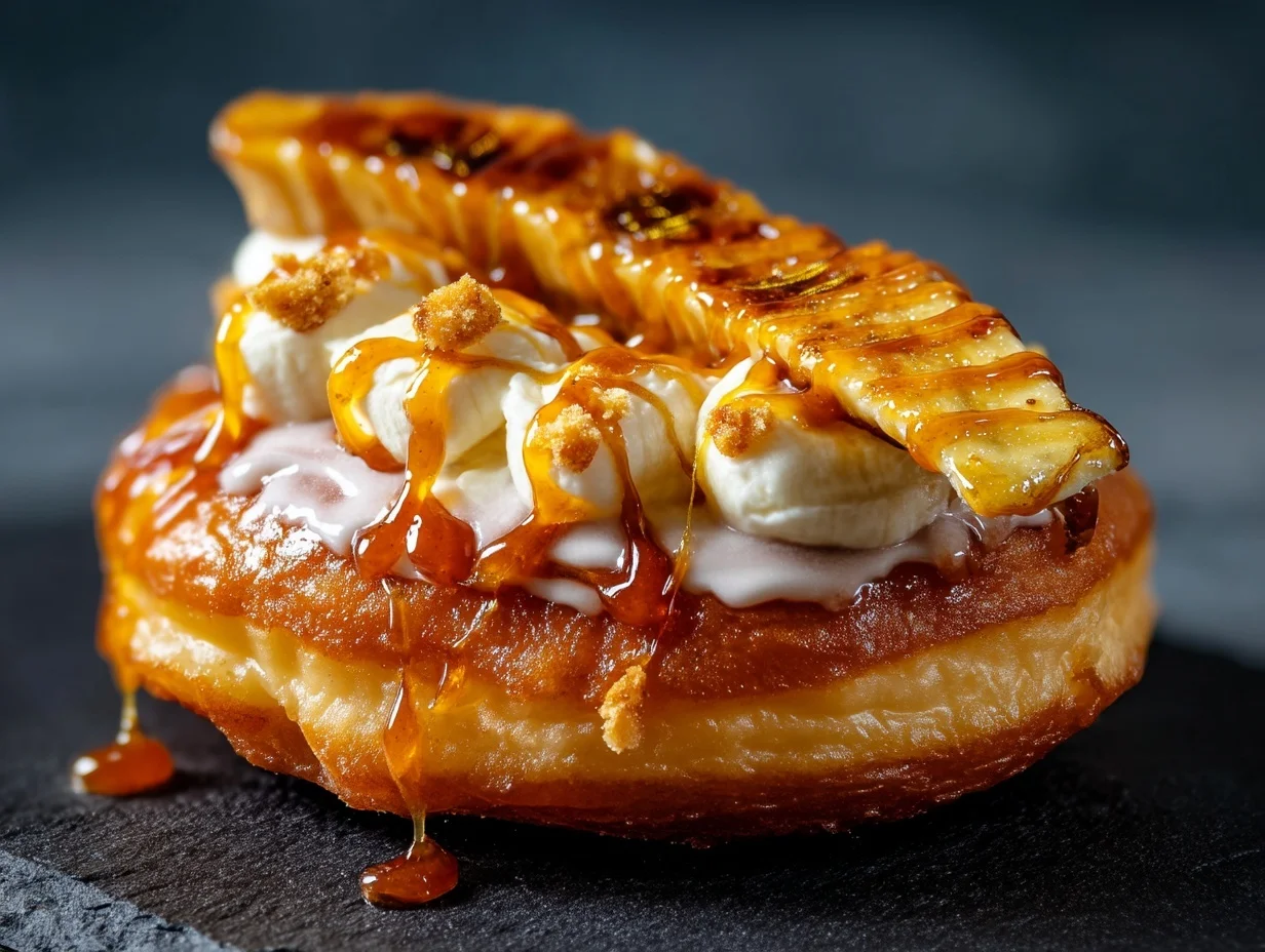 Banana Brulee Donut
