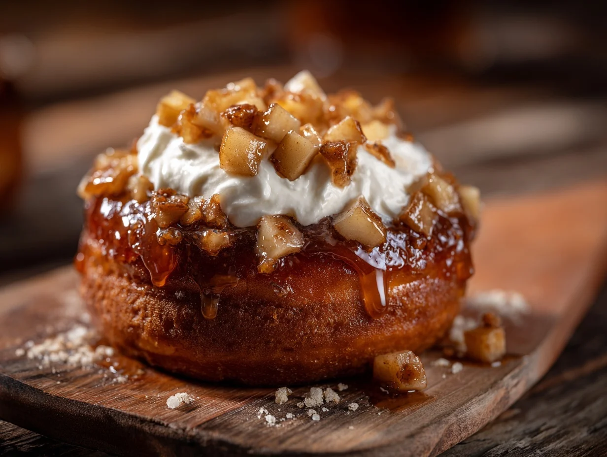 Cinnamon Sugar Spiced Apple Donut