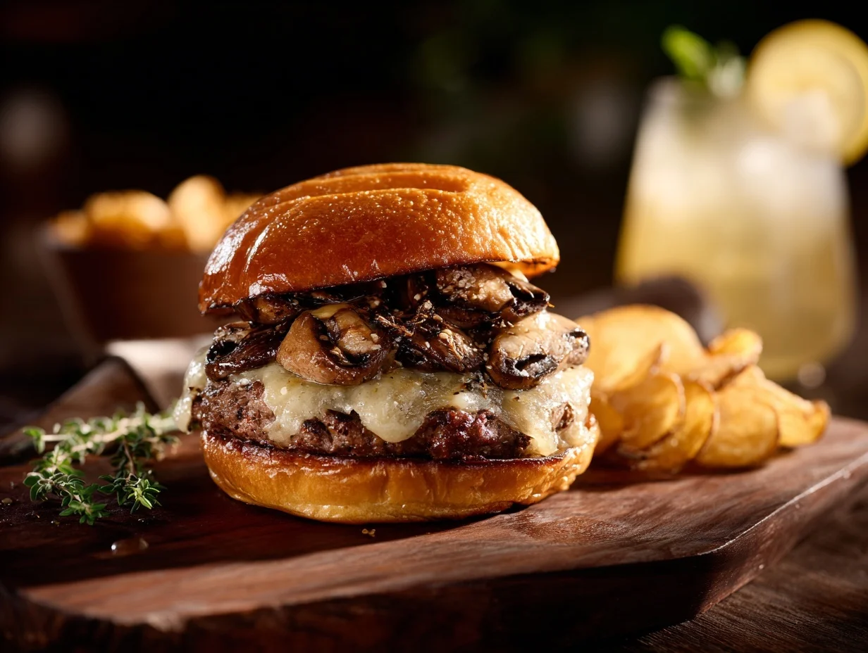 Truffled Mushroom Burger